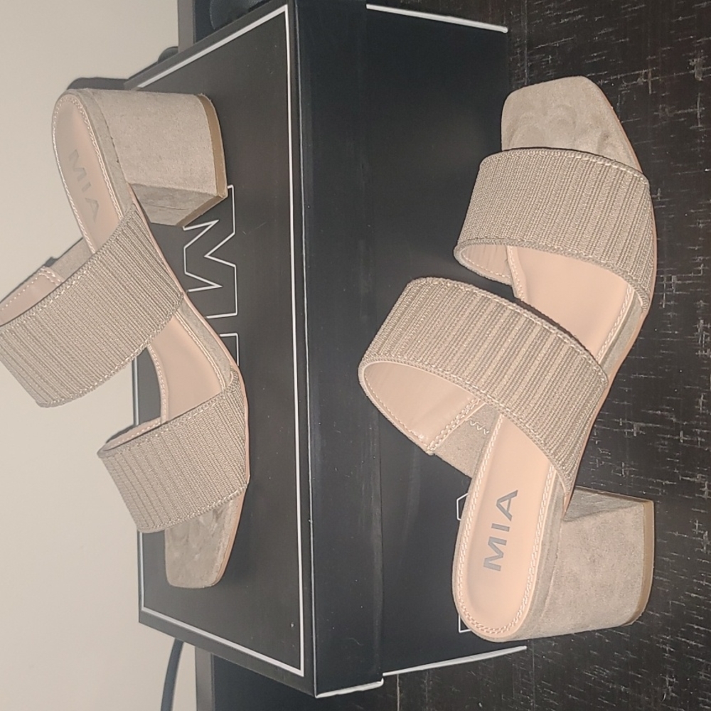 MIA Slide Heels Size 7